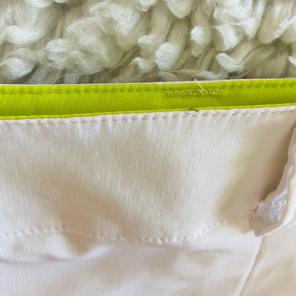 Puma golf skort size 8 white and neon yellow - Picture 5 of 12